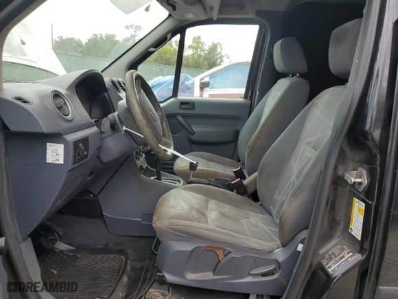2013 Ford Transit Connect XL with VIN NM0LS7AN8DT155181, listed as a Copart auction lot 49875185 with NaN miles and Salvage Title. Bid and sale history available at carsss.com. Image 7.