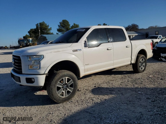 2016 Ford F-150 XLT with VIN 1FTEW1EG9GKF17909, listed as a Copart auction lot 85534894 with 205,017 mi miles and Salvage Title. Bid and sale history available at carsss.com. Image 1.