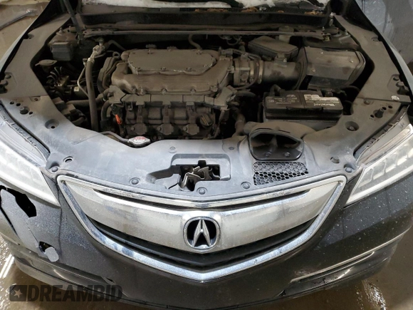 2017 Acura TLX V6 w/Technology Pkg with VIN 19UUB3F59HA000800, listed as a Copart auction lot 46326765 with 155,222 mi miles and Salvage Title. Bid and sale history available at carsss.com. Image 11.
