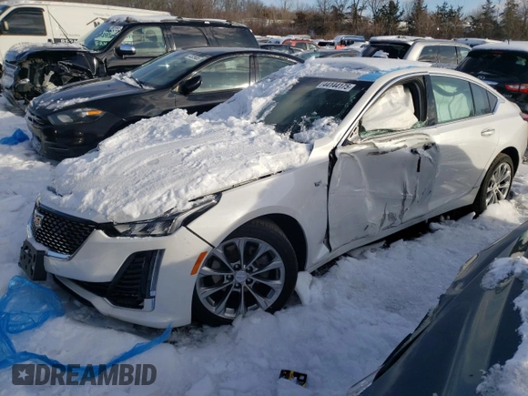 2020 Cadillac CT5 Premium Luxury with VIN 1G6DT5RK1L0134971, listed as a Copart auction lot 44144175 with Not Provided miles and Salvage Title. Bid and sale history available at DreamBid. Image 1.