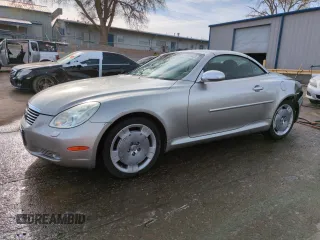 2002 Lexus SC with VIN JTHFN48Y120026511, listed as a Copart auction lot 51090345 with 94,837 mi miles and Salvage Title. Bid and sale history available at carsss.com. Image 1.