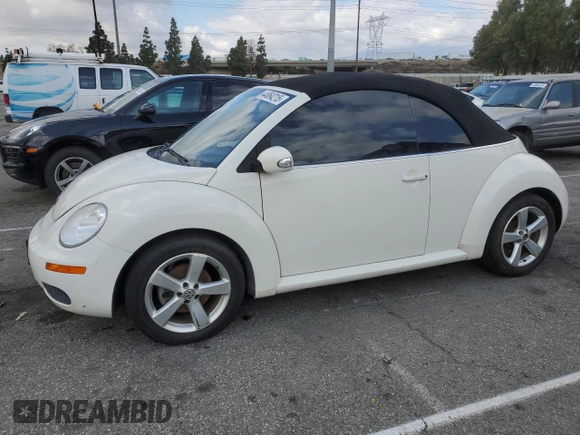 2007 Volkswagen Beetle with VIN 3VWFG31Y07M410653, listed as a Copart auction lot 44864215 with 163,204 mi miles and Clean Title. Bid and sale history available at DreamBid. Image 1.