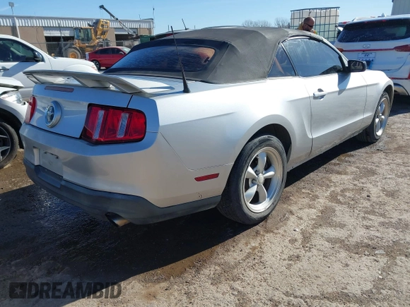 2010 Ford Mustang V6 with VIN 1ZVBP8EN9A5122431, listed as a IAAI auction lot 41802456 with 150,524 mi miles and . Bid and sale history available at carsss.com. Image 4.