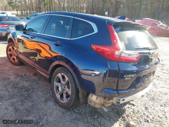 2018 Honda CR-V EX-L with VIN 5J6RW1H80JA000351, listed as a IAAI auction lot 41745612 with 102,768 mi miles. Bid and sale history available at carsss.com. Image 3.