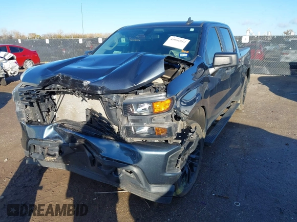 2020 Chevrolet Silverado 1500 Custom with VIN 1GCPWBEH4LZ351887, listed as a IAAI auction lot 41081052 with 57,003 mi miles. Bid and sale history available at carsss.com. Image 17.