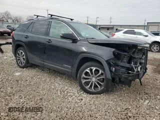 2019 GMC Terrain SLT with VIN 3GKALVEX0KL382653, listed as a Copart auction lot 48176825 with 52,509 mi miles and Salvage Title. Bid and sale history available at carsss.com. Image 4.