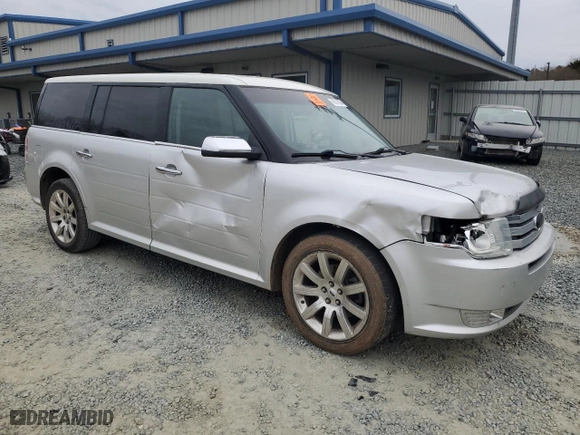 2012 Ford Flex Limited with VIN 2FMGK5DC6CBD14454, listed as a Copart auction lot 46037585 with 156,058 mi miles and Salvage Title. Bid and sale history available at carsss.com. Image 4.