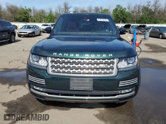 2014 Land Rover Range Rover Supercharged Autobiography with VIN SALGV2TFXEA176348, listed as a Copart auction lot 61078535 with 93,054 mi miles and Salvage title. Bid and sale history available at DreamBid. Image 5.