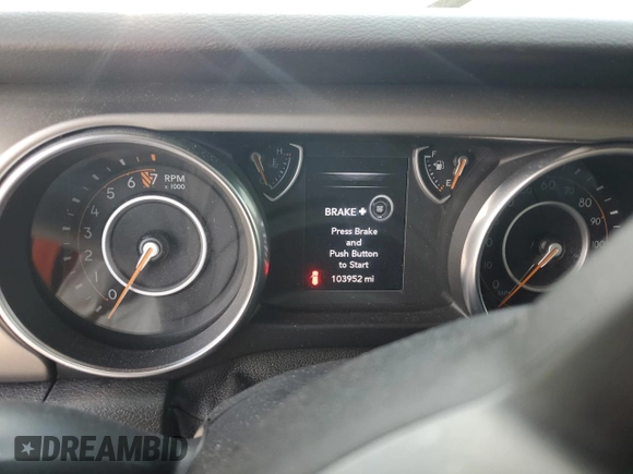2018 Jeep Wrangler Unlimited Sport with VIN 1C4HJXDG9JW302367, listed as a Copart auction lot 61915505 with 103,952 mi miles and Non repairable. Bid and sale history available at DreamBid. Image 9.