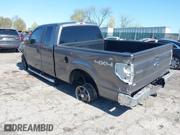 2012 Ford F-150 XL with VIN 1FTFX1EF0CFD08750, listed as a IAAI auction lot 42005442 with 119,380 mi miles. Bid and sale history available at carsss.com. Image 3.