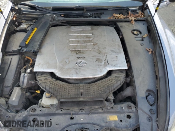 2014 Lexus LS 460 L with VIN JTHGL5EF4E5051560, listed as a Copart auction lot 55837084 with 180,562 mi miles and Salvage title. Bid and sale history available at DreamBid. Image 11.