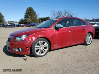 2012 Chevrolet Cruze LTZ with VIN 1G1PH5SC2C7364565, listed as a Copart auction lot 49767895 with 127,513 mi miles and Salvage Title. Bid and sale history available at carsss.com. Image 1.