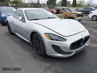 2013 Maserati GranTurismo Sport with VIN ZAM45VLA1D0072153, listed as a IAAI auction lot 41443836 with 44,991 mi miles. Bid and sale history available at carsss.com. Image 1.