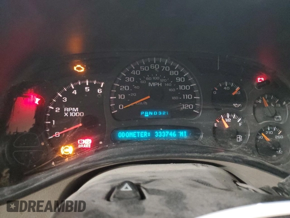 2003 Chevrolet Silverado 1500 with VIN 2GCEK19T831100097, listed as a Copart auction lot 43764755 with 333,746 mi miles and Salvage Title. Bid and sale history available at carsss.com. Image 9.