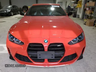 2021 BMW M4 with VIN WBS53AZ09MCG52217, listed as a Copart auction lot 42473044 with 49,235 mi miles. Bid and sale history available at carsss.com. Image 5.