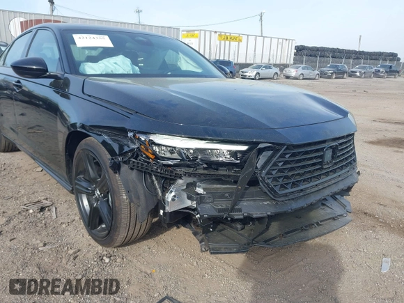2025 Honda Accord Sport-L with VIN 1HGCY2F72SA029021, listed as a IAAI auction lot 42124355 with 3,768 mi miles and . Bid and sale history available at DreamBid. Image 6.