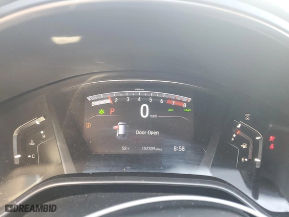 2018 Honda CR-V EX with VIN 7FARW2H54JE104127, listed as a Copart auction lot 46861255 with 152,309 mi miles and Salvage Title. Bid and sale history available at carsss.com. Image 9.
