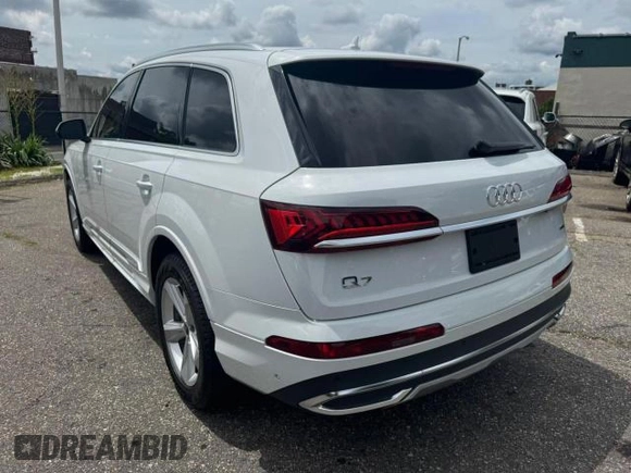 2023 Audi Q7 Premium with VIN WA1AXBF78PD019523, listed as a Copart auction lot 66156955 with 13,821 mi miles and Clean title. Bid and sale history available at DreamBid. Image 2.