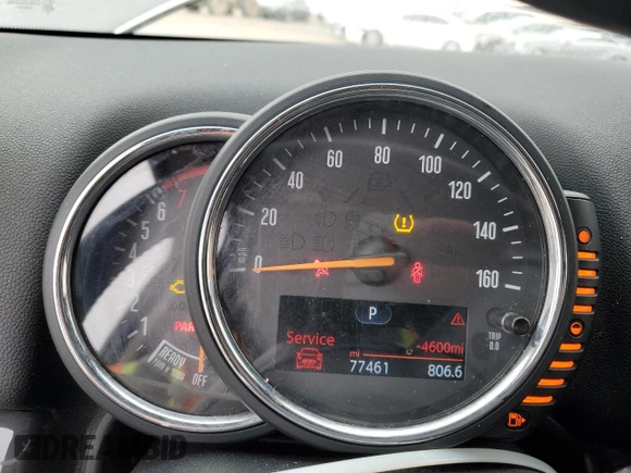 2017 MINI Countryman Cooper with VIN WMZYS7C31H3E06457, listed as a Copart auction lot 49351315 with 77,461 mi miles and Salvage title. Bid and sale history available at DreamBid. Image 9.