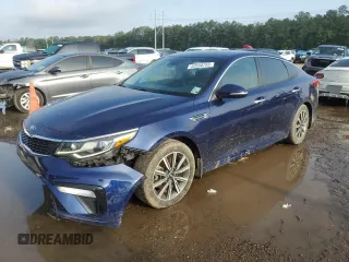 2019 Kia Optima LX z VIN 5XXGT4L38KG359357, wystawiony jako Copart lot #53558755 z przebiegiem 69 110 mil mil oraz Szkoda całkowita • Salvage title. Historia ofert i sprzedaży dostępna na DreamBid. Obrazek 1.