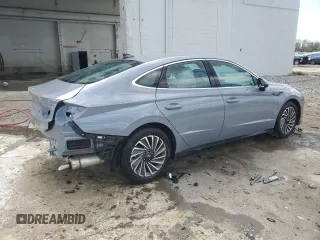 2024 Hyundai Sonata Hybrid SEL with VIN KMHL34JJ7RA096053, listed as a Copart auction lot 53102305 with 25,044 mi miles and Clean Title. Bid and sale history available at carsss.com. Image 3.