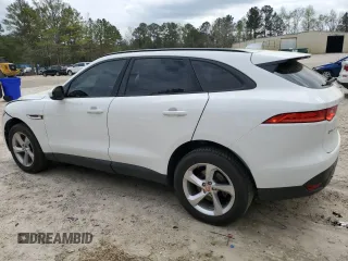 2018 Jaguar F-Pace 25t Premium with VIN SADCJ2FX2JA259633, listed as a Copart auction lot 50873505 with 117,812 mi miles and Salvage title. Bid and sale history available at DreamBid. Image 2.