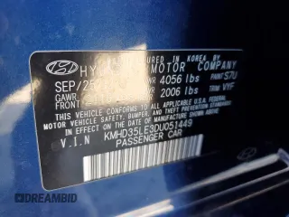 2013 Hyundai Elantra GT with VIN KMHD35LE3DU051449, listed as a Copart auction lot 81881154 with 123,969 mi miles and Salvage Title. Bid and sale history available at carsss.com. Image 12.
