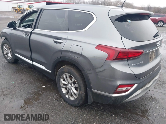 2020 Hyundai Santa Fe SE with VIN 5NMS2CAD2LH149343, listed as a IAAI auction lot 41507293 with 85,255 mi miles. Bid and sale history available at carsss.com. Image 3.