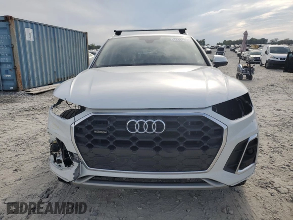 2021 Audi Q5 Premium Plus with VIN WA1E2AFY9M2128647, listed as a Copart auction lot 72887654 with 22,051 mi miles and Salvage Title. Bid and sale history available at carsss.com. Image 5.