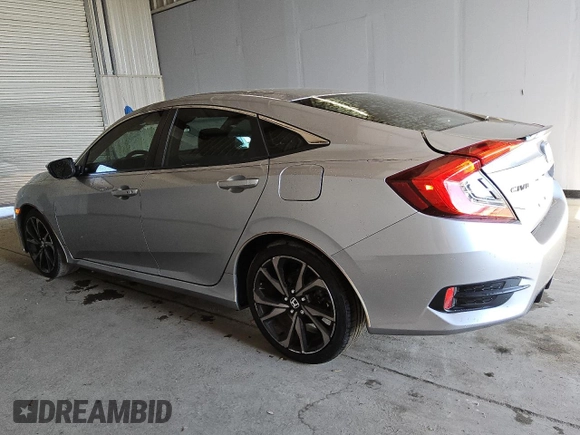 2020 Honda Civic Sedan Sport with VIN 2HGFC2F83LH562695, listed as a Copart auction lot 44449735 with 230,084 mi miles and Clean Title. Bid and sale history available at carsss.com. Image 2.