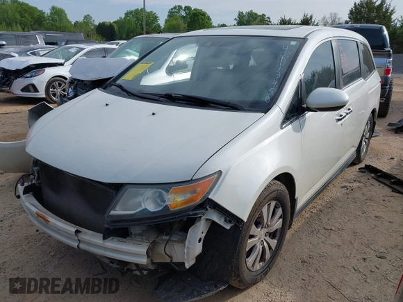 2015 Honda Odyssey EX-L z VIN 5FNRL5H61FB055684, wystawiony jako IAAI lot #42013480 z przebiegiem 221 381 mil mil oraz . Historia ofert i sprzedaży dostępna na DreamBid. Obrazek 18.