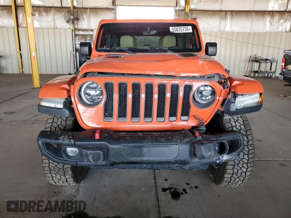 2018 Jeep Wrangler Unlimited Rubicon с VIN 1C4HJXFG1JW204933, выставлен на аукционе Copart как лот 55835735 с пробегом 111 424 миль миль и Списание • Salvage title. История ставок и продаж доступна на DreamBid. Изображение 5.