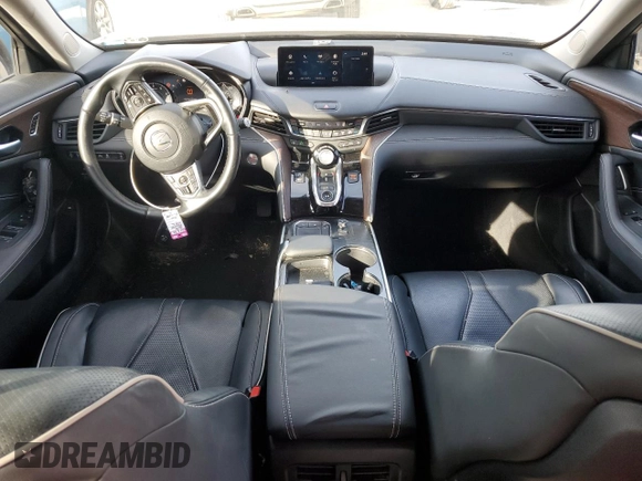 2021 Acura TLX w/Advance Package with VIN 19UUB5F60MA000571, listed as a Copart auction lot 88580765 with 75,572 mi miles and Salvage Title. Bid and sale history available at carsss.com. Image 8.