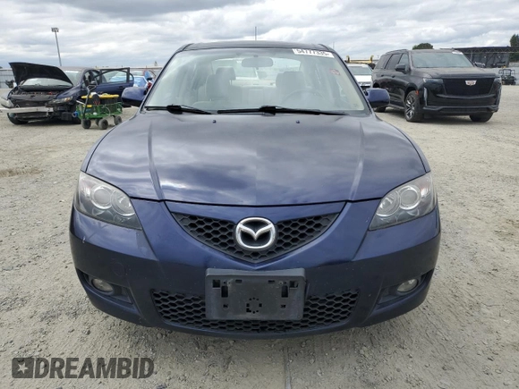2009 Mazda 3 i Touring Value with VIN JM1BK32GX91253266, listed as a Copart auction lot 54777335 with 177,247 mi miles and Salvage Title. Bid and sale history available at DreamBid. Image 5.