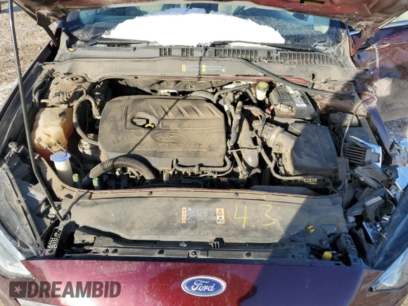2017 Ford Fusion SE with VIN 3FA6P0HDXHR211897, listed as a Copart auction lot 83514654 with 128,914 mi miles and Salvage Title. Bid and sale history available at DreamBid. Image 12.