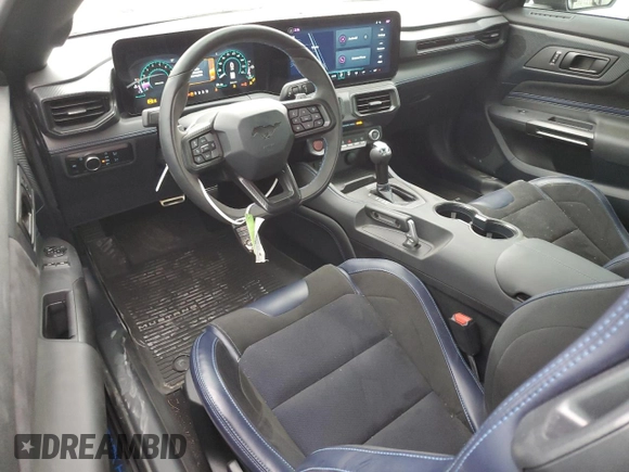 2024 Ford Mustang Dark Horse with VIN 1FA6P8R07R5501707, listed as a Copart auction lot 74508754 with 2,569 mi miles and Salvage Title. Bid and sale history available at carsss.com. Image 8.