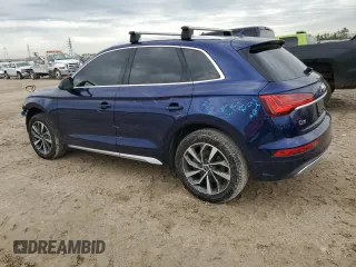 2021 Audi Q5 Premium with VIN WA1AAAFY7M2075416, listed as a Copart auction lot 50895435 with 36,877 mi miles and Salvage Title. Bid and sale history available at carsss.com. Image 2.