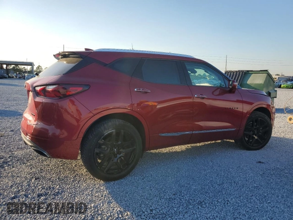 2020 Chevrolet Blazer Premier with VIN 3GNKBFRS5LS589769, listed as a Copart auction lot 87609735 with 53,384 mi miles and Salvage title. Bid and sale history available at DreamBid. Image 3.