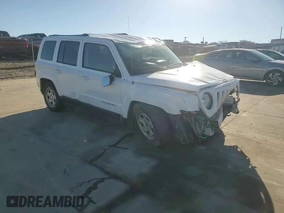2015 Jeep Patriot Sport with VIN 1C4NJPBB3FD318030, listed as a Copart auction lot 48056195 with 160,153 mi miles and Salvage Title. Bid and sale history available at carsss.com. Image 12.