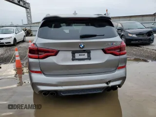 2020 BMW X3 M Competition with VIN 5YMTS0C00LLT09965, listed as a Copart auction lot 80909204 with 53,351 mi miles and Salvage Title. Bid and sale history available at carsss.com. Image 6.