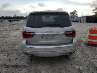 2018 Infiniti QX80 with VIN JN8AZ2NE6J9191550, listed as a Copart auction lot 62253904 with 75,841 mi miles and Salvage Title. Bid and sale history available at carsss.com. Image 6.