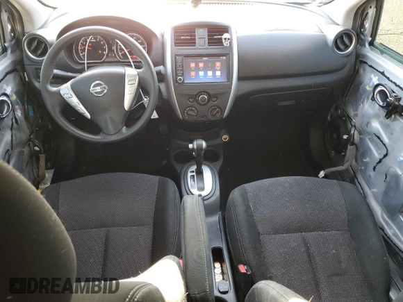 2019 Nissan Versa SV with VIN 3N1CN7AP0KL840887, listed as a Copart auction lot 56193595 with 85,801 mi miles and Salvage title. Bid and sale history available at DreamBid. Image 8.