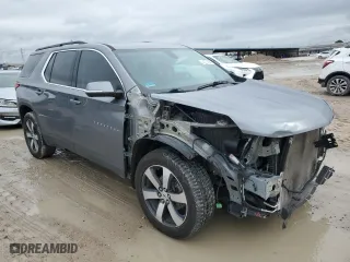 2021 Chevrolet Traverse LT Leather with VIN 1GNERHKW2MJ163235, listed as a Copart auction lot 44774865 with 72,039 mi miles and Salvage Title. Bid and sale history available at carsss.com. Image 4.