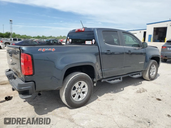 2020 Chevrolet Colorado 4WD Work Truck z VIN 1GCGTBEN1L1145469, wystawiony jako Copart lot #57140465 z przebiegiem 51 222 mil mil oraz Szkoda całkowita • Salvage title. Historia ofert i sprzedaży dostępna na DreamBid. Obrazek 3.