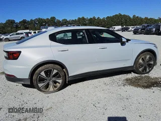 2023 Polestar 2 with VIN YSMEG3KA2PL157504, listed as a Copart auction lot 76419324 with 0 mi miles and Salvage Title. Bid and sale history available at carsss.com. Image 3.