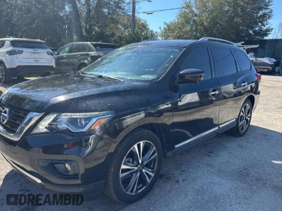 2020 Nissan Pathfinder Platinum with VIN 5N1DR2DM2LC586652, listed as a Copart auction lot 45931825 with 109,954 mi miles and Clean Title. Bid and sale history available at carsss.com. Image 2.