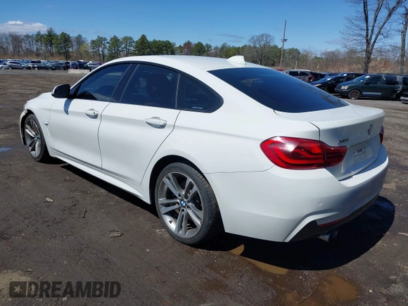 2019 BMW 4 Series 430i xDrive with VIN WBA4J3C51KBL09939, listed as a IAAI auction lot 41954336 with 86,592 mi miles and . Bid and sale history available at DreamBid. Image 3.
