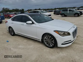 2016 Hyundai Genesis 3.8L with VIN KMHGN4JE9GU139205, listed as a Copart auction lot 73884994 with 0 mi miles and Non Repairable. Bid and sale history available at carsss.com. Image 4.