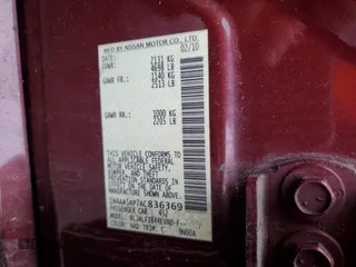 2010 Nissan Maxima SV z VIN 1N4AA5AP7AC836369, wystawiony jako Copart lot #57100855 z przebiegiem Nie podano mil oraz Czysty tytuł • Clean title. Historia ofert i sprzedaży dostępna na DreamBid. Obrazek 12.