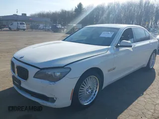 2012 BMW 7 Series 750Li xDrive with VIN WBAKC8C55CC436249, listed as a IAAI auction lot 41790639 with 194,486 mi miles and . Bid and sale history available at DreamBid. Image 2.